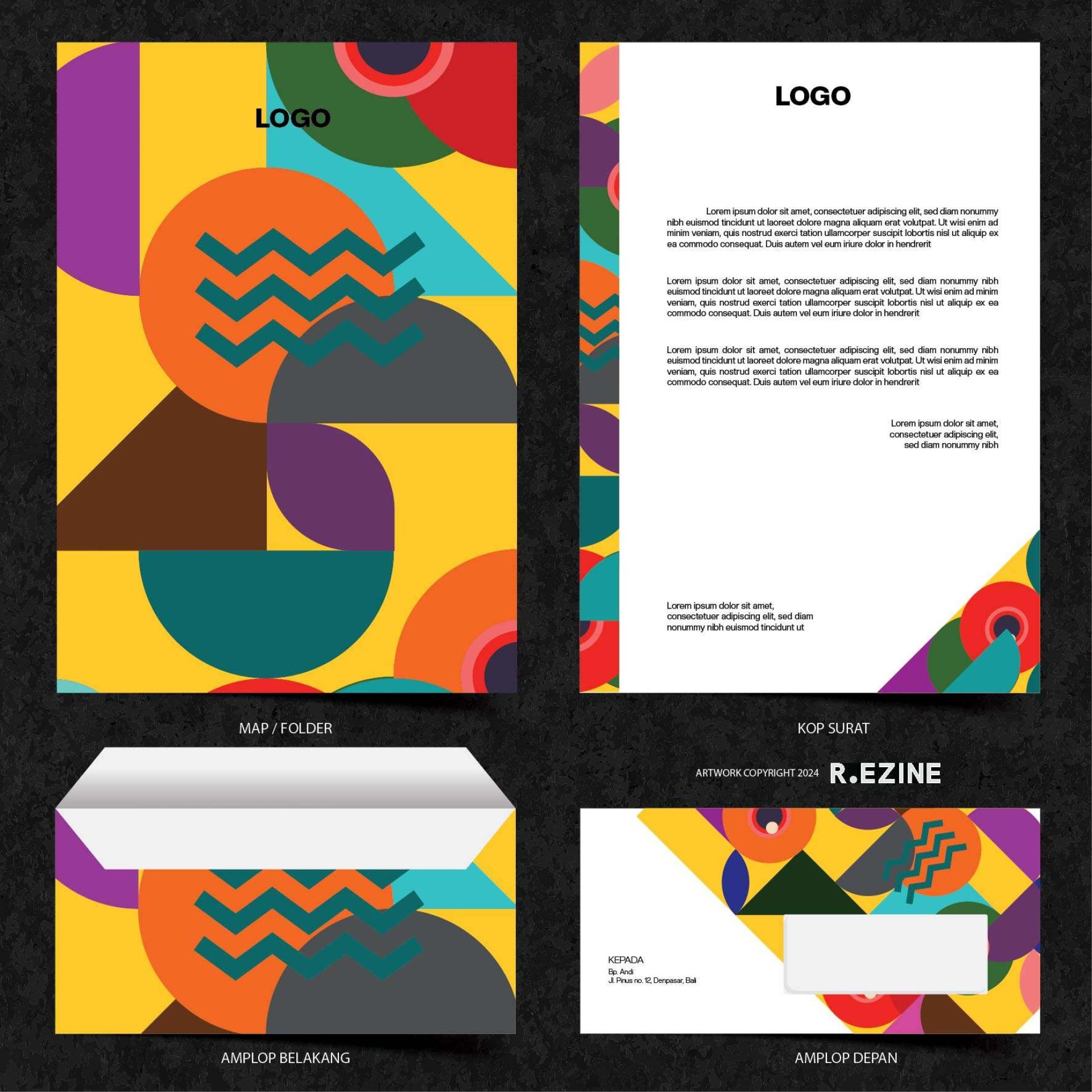 Rezine Freebies – Stationery Kit Dasar #02-01 Rezine Freebies - Stationery Kit Dasar #02-01
